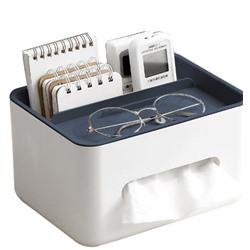 Многофункциональная коробка для салфеток для гостиной, рабочего стола, ящик для хранения с дистанционным управлением, студенческое общежитие, бумажная коробка для насосов, встроенное хранилище для канцелярских принадлежностей