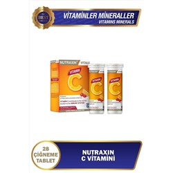 Nutraxin C Vitamini Çiğneme Tableti - C Vitamini Deposu 28 Tablet 8680512602682