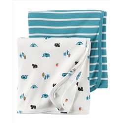 2-Pack Babysoft Swaddle Blankets