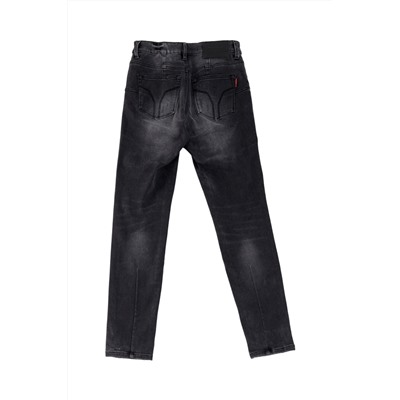 Vaquero skinny fit de tiro alto Negro