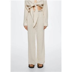 Pantalón algodón bambula -  Mujer | MANGO OUTLET Melilla
