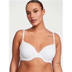 Lightly Lined Pointelle Demi Bra