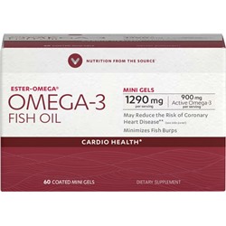 Omega-3 Fish Oil Premium Coated Mini Gels 900mg