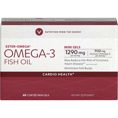 Omega-3 Fish Oil Premium Coated Mini Gels 900mg