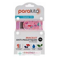 Parakito Bracelet Anti-Moustiques Rechargeable Junior 3+ Sirènes
