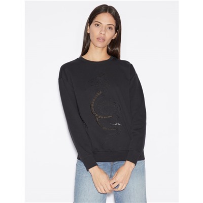 SWEATSHIRT WITH EMBROIDERY