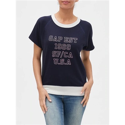 Gap Logo Short Sleeve Sweatshirt