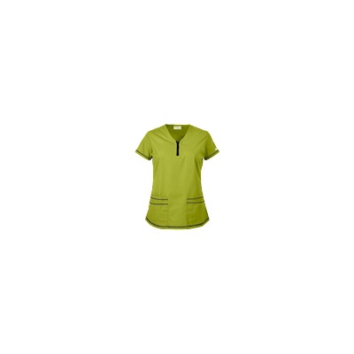 Butter-Soft Scrubs by UA™ Short Sleeve 4-Pocket Top w/ Zipper Trim