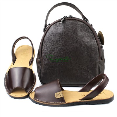 AB. Zapatos 320 MARRON+Pelle · mochila NAPA (630)