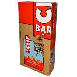 Clif Bar, Energy Bar, Chocolate Almond Fudge, 12 Bars, 2.4 oz (68 g) Each