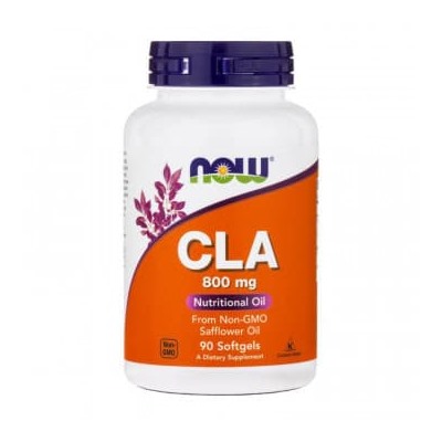 CLA 800 мг (конъюгированная линолевая кислота) 90 гелевых капсул NOW Foods