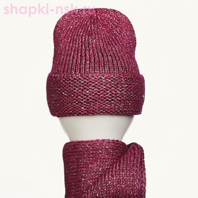 743042 флис (шапка+шарф) Комплект