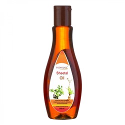 PATANJALI Sheetal Oil Аюрведическое масло для волос и тела 100мл