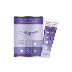 Collagen Forte Platinum Premium Collagen Powder 300gr. 5 Tip Toz Kolajen 10.000mg, 30 Şase, Orman Meyveli Aroma TYCV35U2UN169328906954602