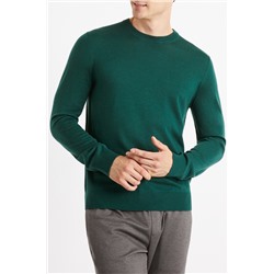 Jersey de lana merino Verde