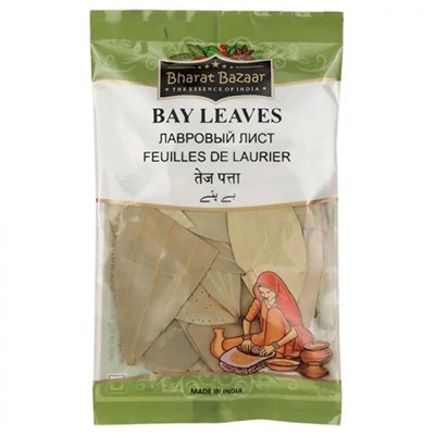 BHARAT BAZAAR Tej Patta Bay Leaves Лавровый Лист 25г