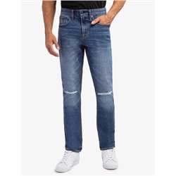 5 POCKET SLIM STRAIGHT FIT JEANS WITH SOFT ELASTIC
