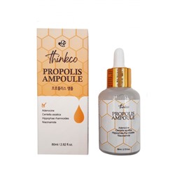 [THINKCO] Сыворотка для лица омолаживающая ПРОПОЛИС Real Propolis Ampoule, 80 мл