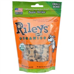 Riley’s Organics, Угощение для собак, Маленькая кость, Яблоко, 5 унций (142 г)