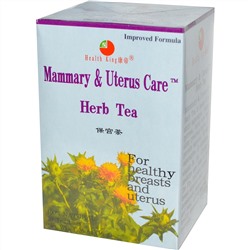 Health King, Травяной чай Забота о молочных железах и матке, 20 пакетиков, 36 г