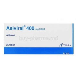 ASIVIRAL 400 mg 25 tablet (Ацикловир 400)