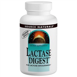 Source Naturals, Lactase Digest, 180 растительных капсул