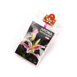 Тайское саше для дома, белья или автомобиля "Лилия" с ароматными гранулами 50  гр / Aroma refresher Lily
