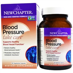 New Chapter, Кровяное давление, Take Care, 60 вегетарианских капсул
