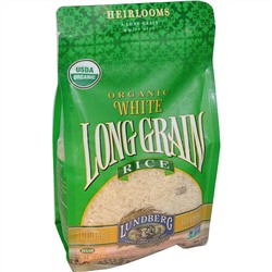 Lundberg, Органический белый длиннозерный рис, 32 унций (907 г)
