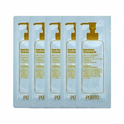 Органическое гидрофильное масло Purito From Green Cleansing Oil 1гр