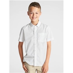Kids Uniform Poplin Short Sleeve Shirt