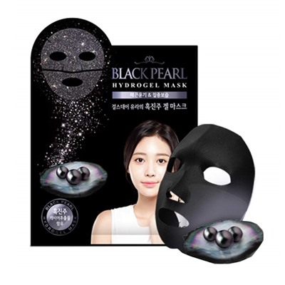 Black Pearl Hydrogel Mask, Гидрогелевая маска для лица с экстрактом черного жемчуга