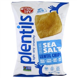 Enjoy Life Foods, Plentils, Sea Salt Lentil Chips, Original, 4 oz (113 g)