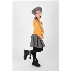 AHENGİM Kız Çocuk Ayıcık Detaylı Etekli Şapkalı 3 Lü Takım Ak2212 1-2-10001127