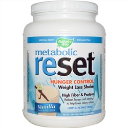 Nature's Way, Metabolic Reset, микс для потери веса, ванильный вкус, 1,4 фунта (630 г)
