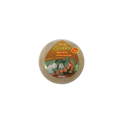 Мыло с тамариндом 160 гр / Ing On Tamarind Soap Mix Pure White Crane Flower 160 g
