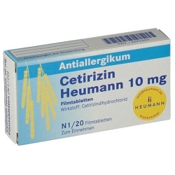 Цетиризин Heumann 10 мг  20 штук