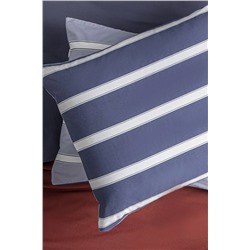 English Home Bold Stripe Pamuklu 2'li Yastık Kılıfı 50x70 Cm Mavi TYC00328484348
