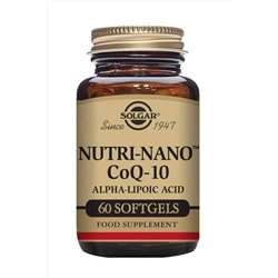 Solgar Nutri-nano Coq-10 Alpha Lipoic Acid 60 Kapsül 5927
