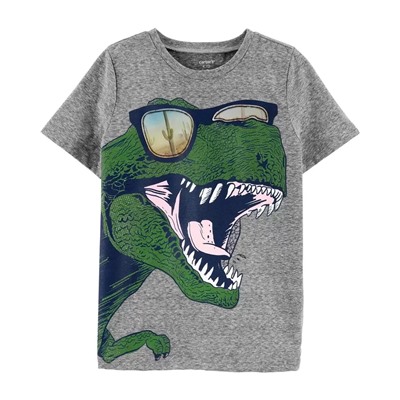 Carter's | Kid Dinosaur Action Graphic Snow Yarn Tee