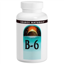 Source Naturals, Витамин В-6, 100 мг, 100 таблеток