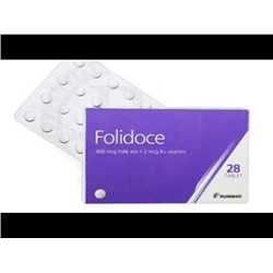FOLIDOCE 400 mcg/2 mcg 28 tablet