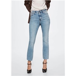 Jeans bootcut tiro alto -  Mujer | MANGO OUTLET España