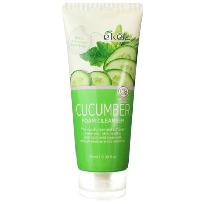 EKEL Foam Cleanser Cucumber Пенка для умывания с экстрактом огурца 100мл