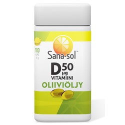 Sana-sol Витамин D 50 мкг Оливковое масло 180 капс/61г