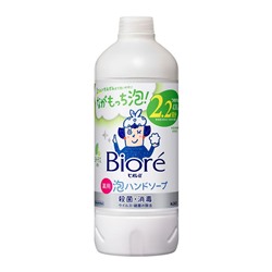 KAO Biore U Антибактериальная пенка для мытья рук с ароматом цитруса, сменная упаковка 430 мл