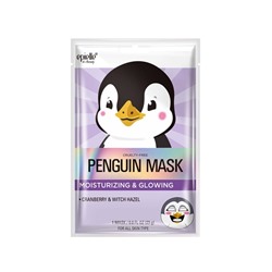 Animal Character Penguin Mask 1ea Увлажняющая маска для сияния кожи