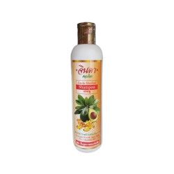 Шампунь для волос Jinda с экстрактом листев авокадо и витамином B 250 мл / Jinda Herbal Shampoo Avocado Fresh Mee Leaf Pro Vitamin B5 250 ml