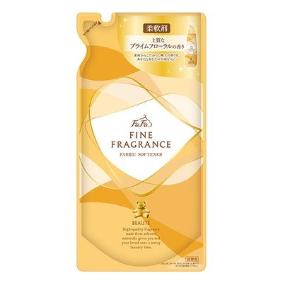 NISSAN FaFa Fine fragrance BEAUTE Кондиционер для белья с антистатиком, аромат цветов и мускуса, сменная упаковка 500мл