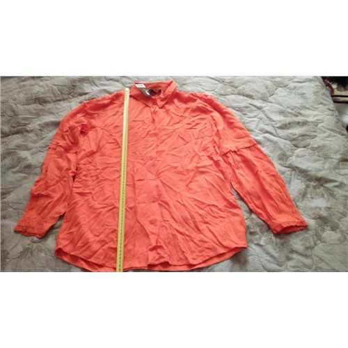 ESMARA® Bluse, mit Steh- oder Kentkragen, anschmiegsam und weich цвет оранжевый, размер 40